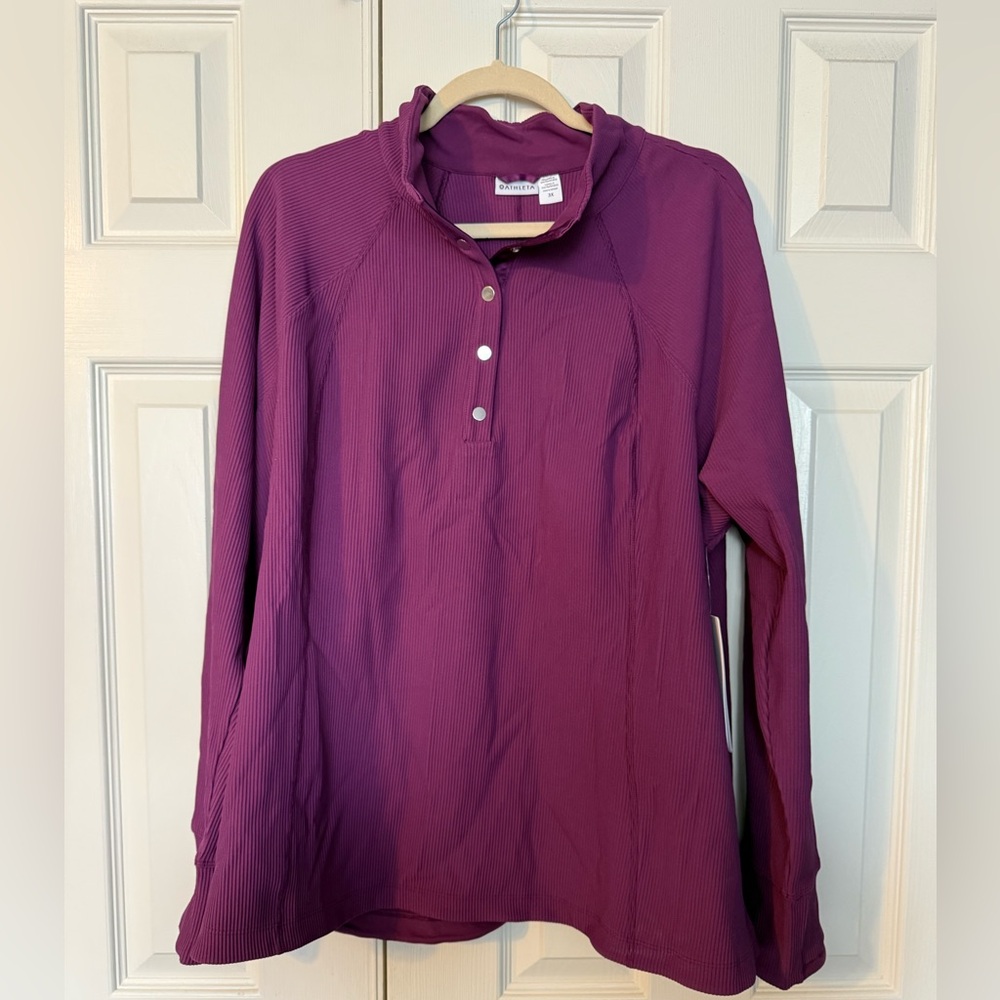 Athleta Salutation Henley Top